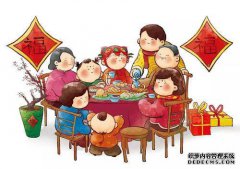 除了新年前夜，春节附近的人们必须提前做好准